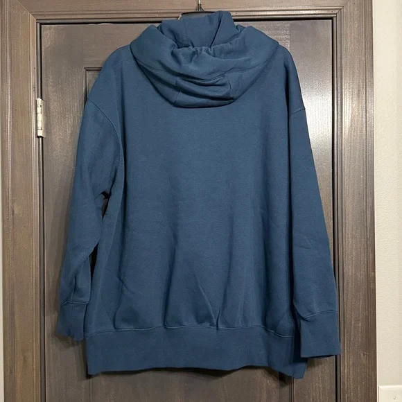 Nike Women’s NWT oversized Navy Hoodie Sweatshirt XL‎ - Picture 3 of 8